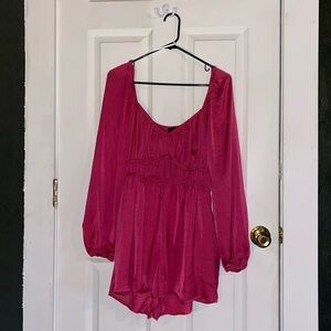 Magenta Lulu’s Romper